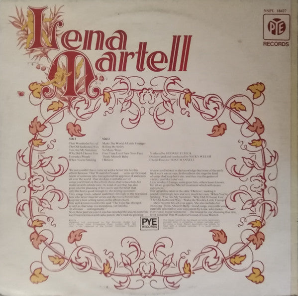 Lena Martell : That Wonderful Sound Of (LP, Album)