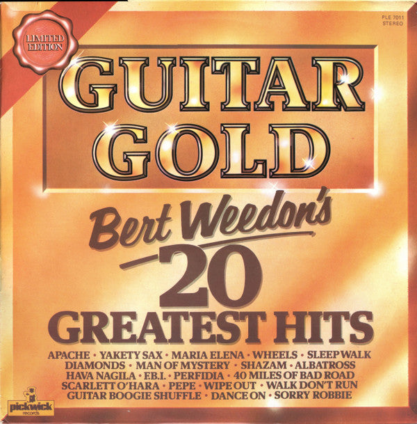 Bert Weedon : Guitar Gold - Bert Weedon's 20 Greatest Hits (LP, Comp)