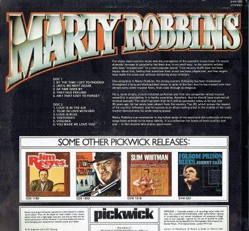 Marty Robbins : By The Time I Get To Phoenix (LP, Album, RE)