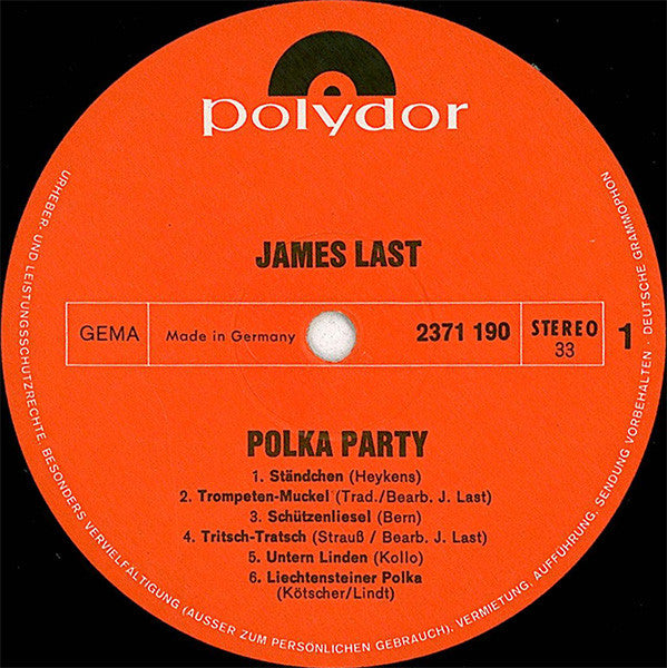 James Last : Polka-Party (LP, Album)