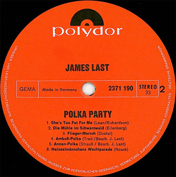 James Last : Polka-Party (LP, Album)