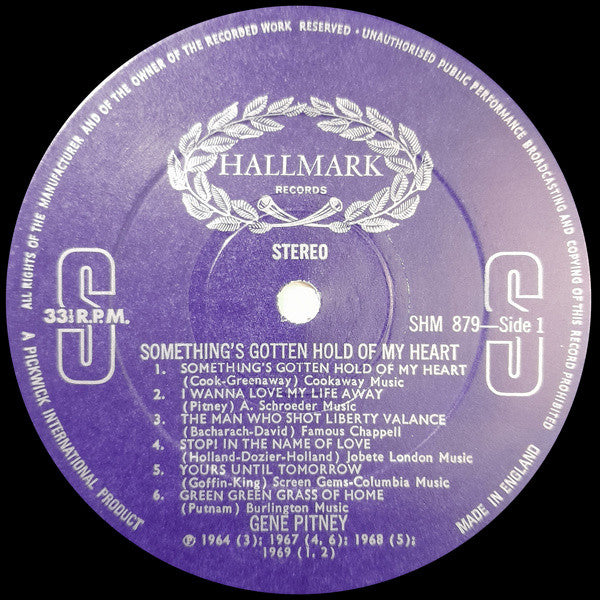 Gene Pitney : Something's Gotten Hold Of My Heart (LP, Comp)