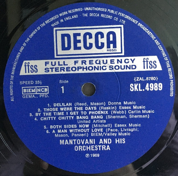 Mantovani And His Orchestra : The Mantovani Scene (LP, Album)