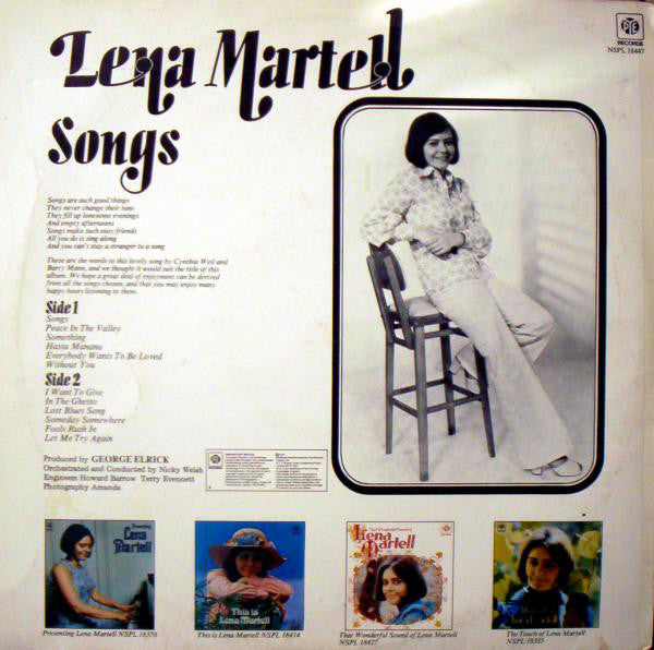 Lena Martell : Lena Martell Songs (LP)