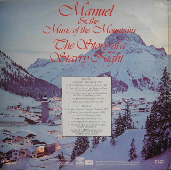 Manuel And His Music Of The Mountains : The Story Of A Starry Night (LP, Comp)