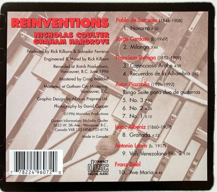 Reinventions - Nicholas Coulter & Graham Hargrove - (1996) CD | FREE POST