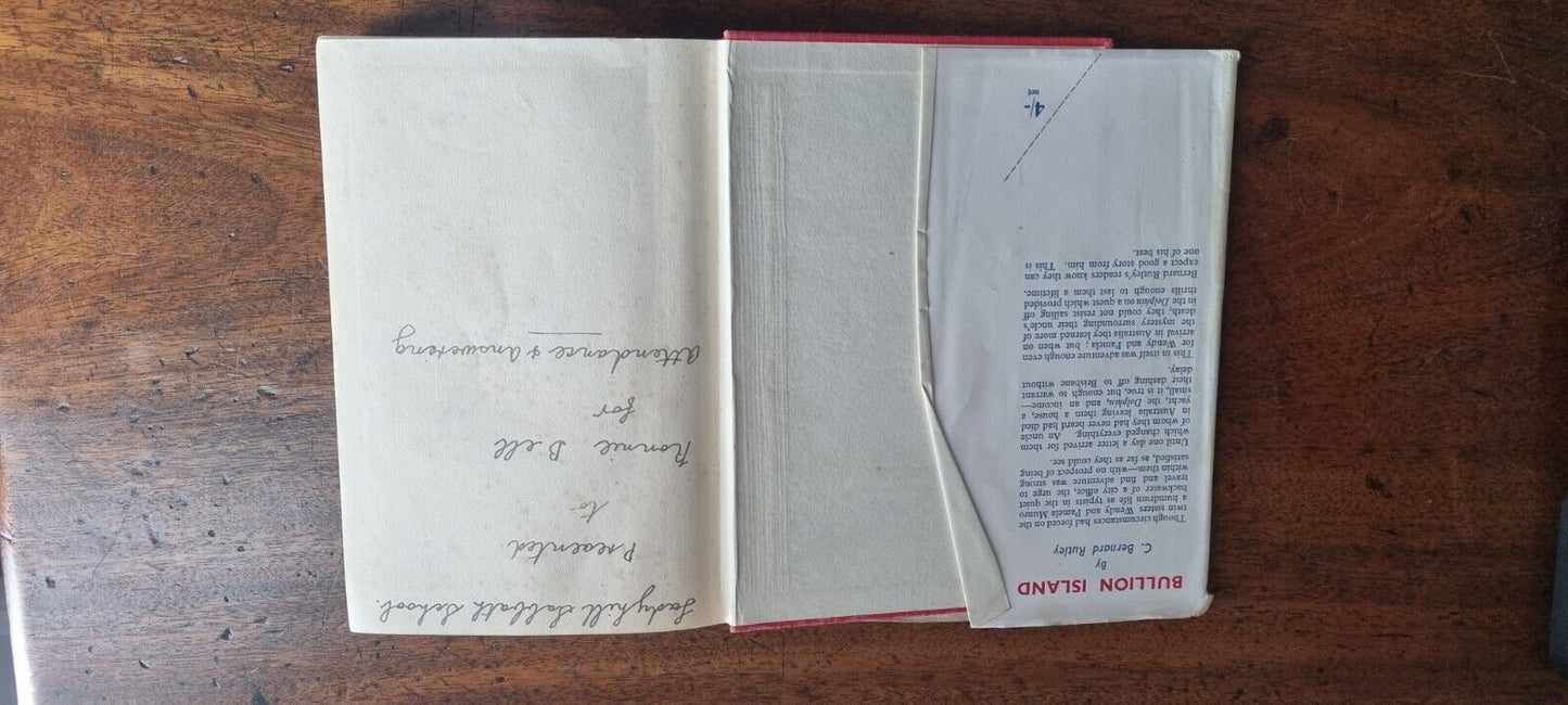 Bullion Island C.Bernard Rutley 1949 Book | RARE FIRST EDITION | Free Post