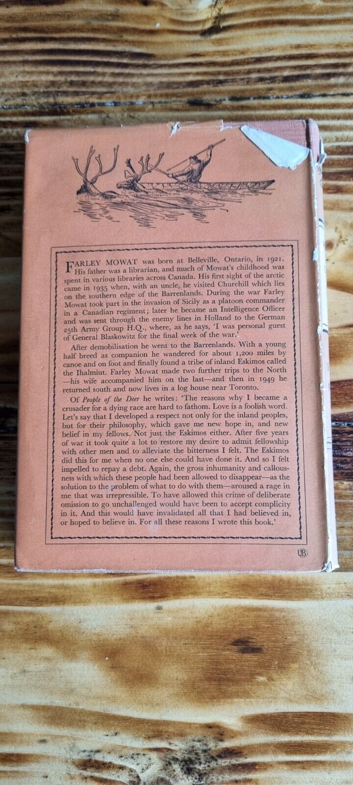 People of the deer - Mowat, Farley 1952 FIRST EDITION Book | FREE POST