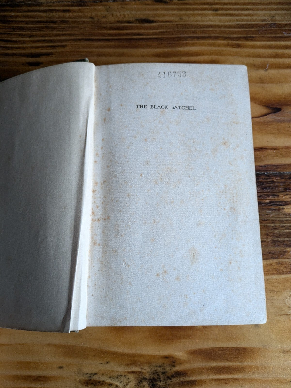 Harry Stephen Keeler The Black Satchel (The Matilda Hunter Murder) 1931 1st Edition