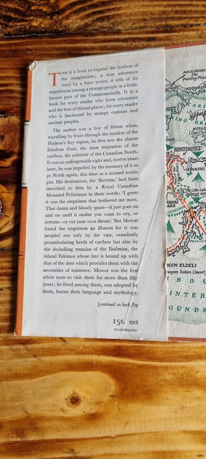 People of the deer - Mowat, Farley 1952 FIRST EDITION Book | FREE POST