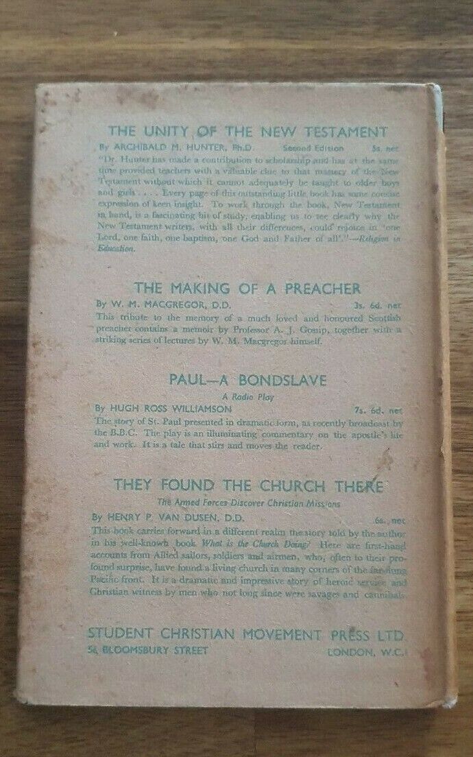 Introducing the New Testament A.M Hunter | 1945 FIRST EDITION | RARE | FREE POST