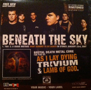 Beneath The Sky, A Day To Remember, Comeback Kid : Victory Records Sampler (CD, Promo, Smplr)