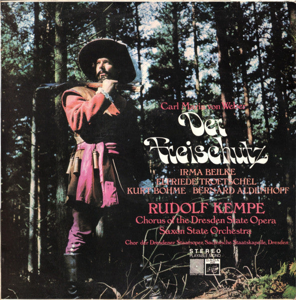 Carl Maria von Weber - Rudolf Kempe, Chor der Staatsoper Dresden, Staatskapelle Dresden : Der Freischutz (LP)