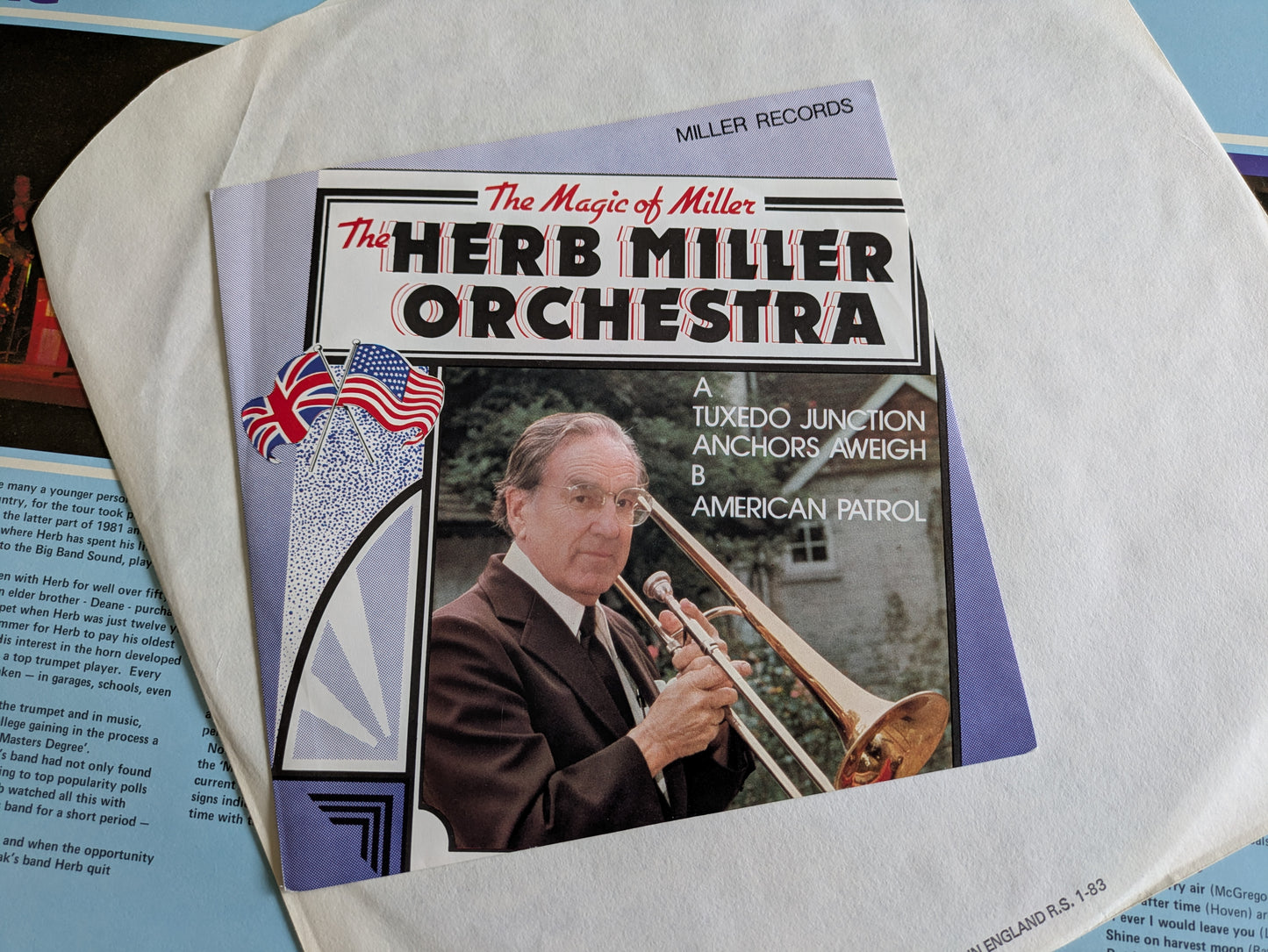 Rare Autographed Signed Tribute to Swing LP John Miller and Herb Miller