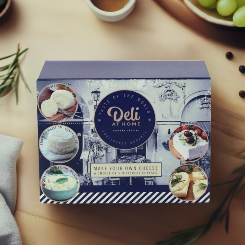 Deli at Home CHEESE MAKING KIT foodie gift vegetarian