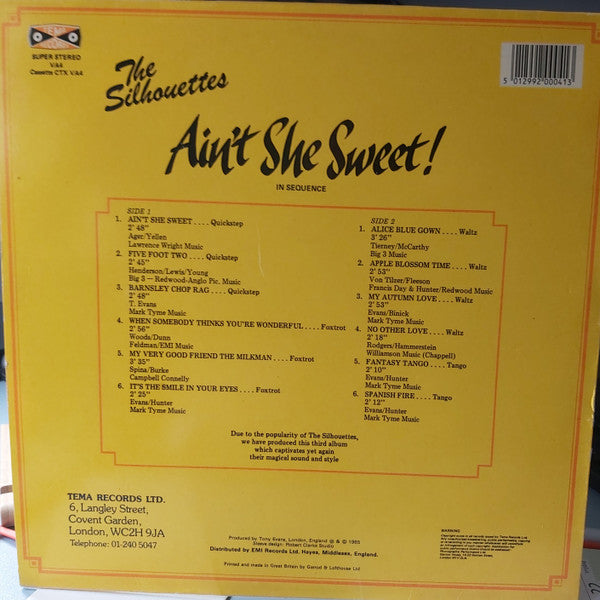 Silhouettes (15), The : Ain't She Sweet ! (LP)