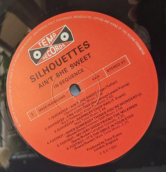 Silhouettes (15), The : Ain't She Sweet ! (LP)