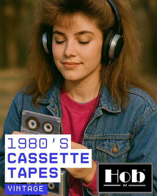 Selection of 1980's Audio Cassette Tapes Vintage Collectable