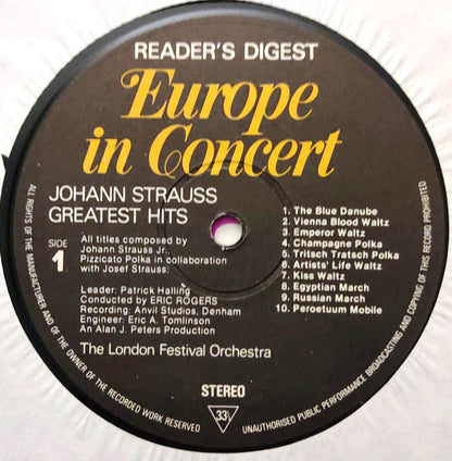 Johann Strauss Jr. : Johann Strauss Greatest Hits (LP, Comp)