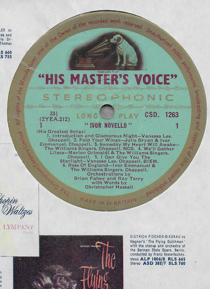 Ivor Novello : Ivor Novello (His Greatest Songs) (LP)