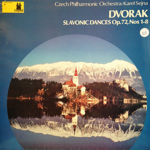The Czech Philharmonic Orchestra / Karel Šejna, Antonín Dvořák : Slavonic Dances Op. 72, Nos 1-8 (LP, Album)
