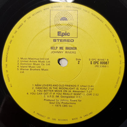 Johnny Rivers : Help Me Rhonda (LP)