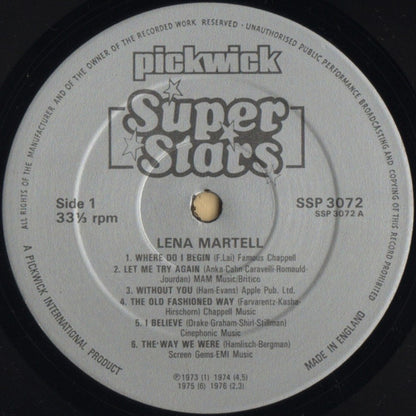 Lena Martell : Lena Martell (LP, Comp)
