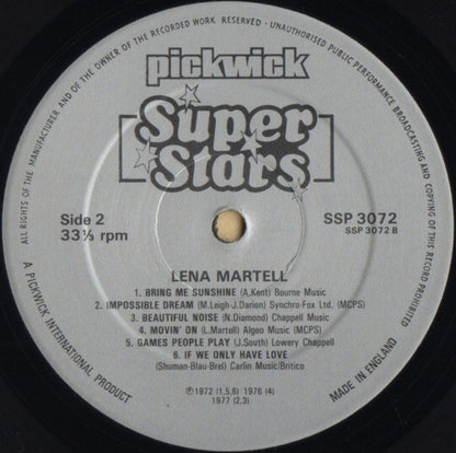 Lena Martell : Lena Martell (LP, Comp)