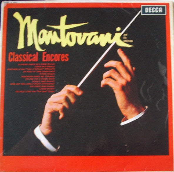 Mantovani And His Orchestra : Classical Encores (LP, Album, Mono)