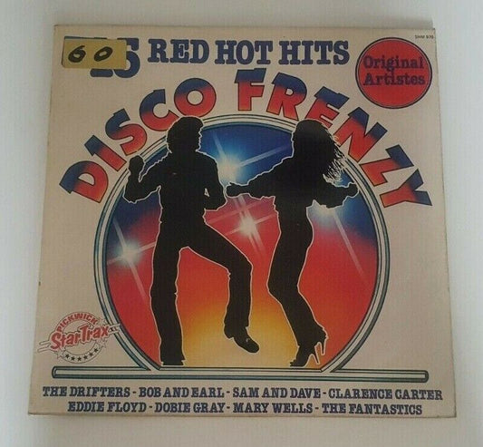 Various ‎– Disco Frenzy - 15 Red Hot Hits Vinyl LP Comp 33rpm Pickwick ‎– SHM978