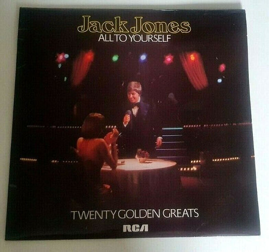 Jack Jones ‎All To Yourself (Twenty Golden Greats) Vinyl LP 1977 RCA ‎TVL 43002