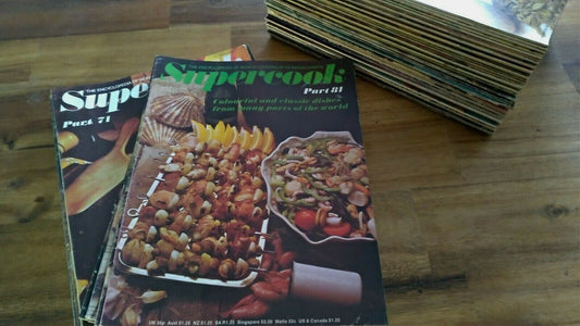 Supercook Magazine The Encyclopedia of World Cooking | Various editions Vintage