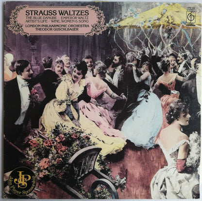 Johann Strauss Jr., London Philharmonic Orchestra, Theodor Guschlbauer : Strauss Waltzes (LP, RE)