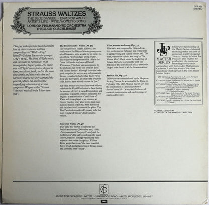 Johann Strauss Jr., London Philharmonic Orchestra, Theodor Guschlbauer : Strauss Waltzes (LP, RE)