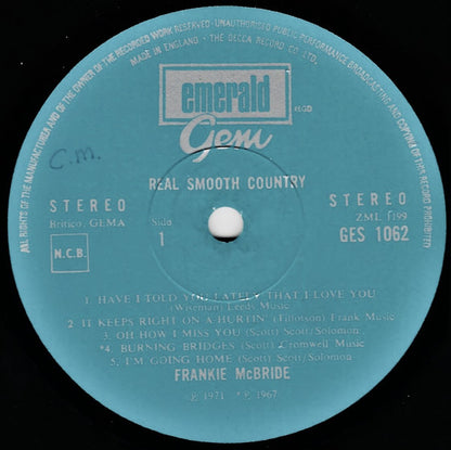 Frankie McBride : Real Smooth Country (LP, Album)