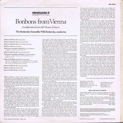 The Boskovsky Ensemble, Willi Boskovsky : Vienna Bonbons: A Confection Of Rare Old Vienna Dances (LP, RE)
