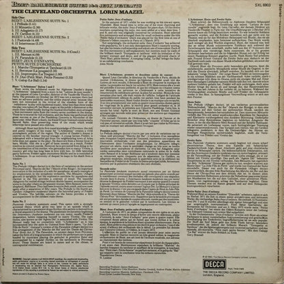 Georges Bizet, The Cleveland Orchestra, Lorin Maazel : L'Arlesienne Suites 1 & 2 / Jeux D'Enfants (LP, Album)