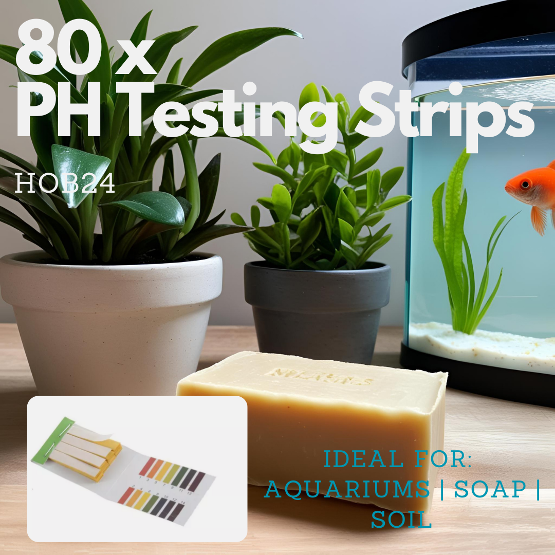 80 Strips Full pH 1-14 Test Paper Litmus Tester Kit Alkaline Acid Soap Aquarium etc
