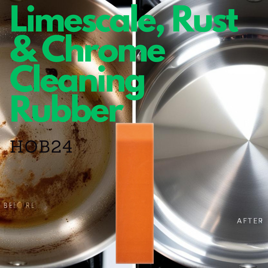 Limescale, Rust & Chrome Stainless Steel Cleaning Rubber