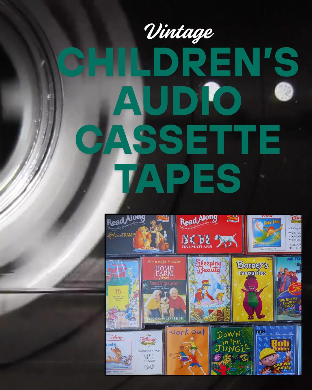 Children's Cassette Tapes | Collectable Rare Vintage Kids Audio
