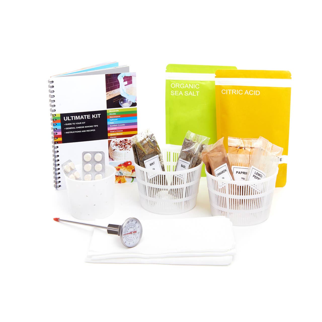 ULTIMATE CHEESE MAKING KIT foodie gift vegetarian gluten fre